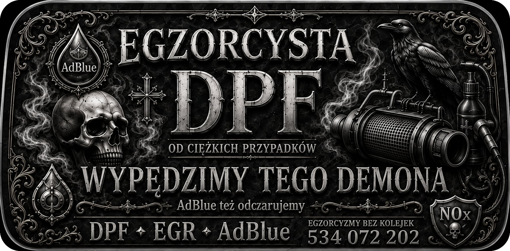 Egzorcysta DPF — usuwanie DPF, EGR i AdBlue